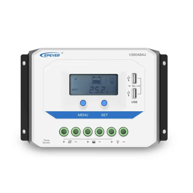 Precio Rebajado Regulador de Carga para Paneles Solares con USB 60A 12/24V – EPEVER VS6024AU