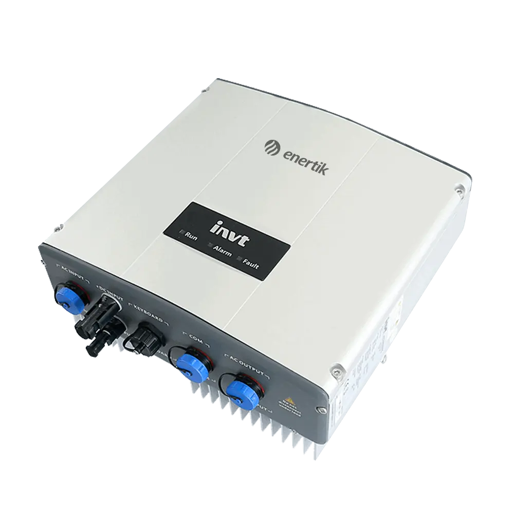 Inversor de Bombeo Solar INVT Línea BPD – Trifásico 4000W (Ent. Monofásica) Últimas Unidades