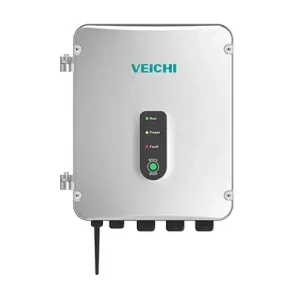 Bestseller Inversor VEICHI de Bombeo Solar IP65 – Salida 380V Trifásico – 3.7kW