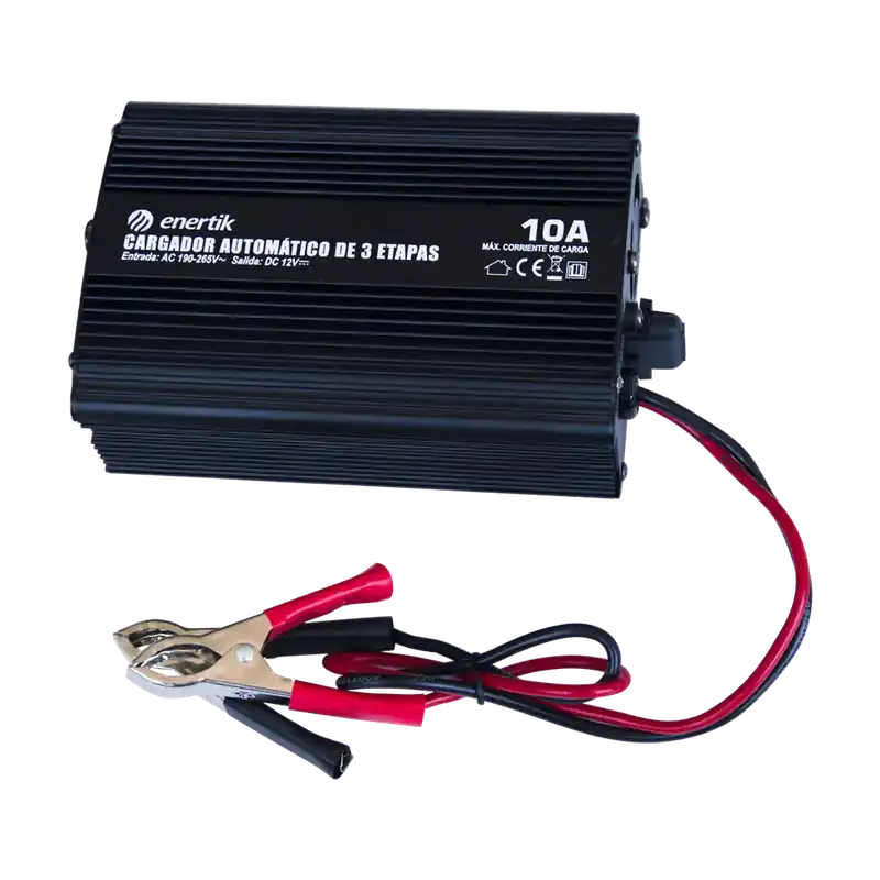 Cargador Automático de Baterías 12V 10A Promoción