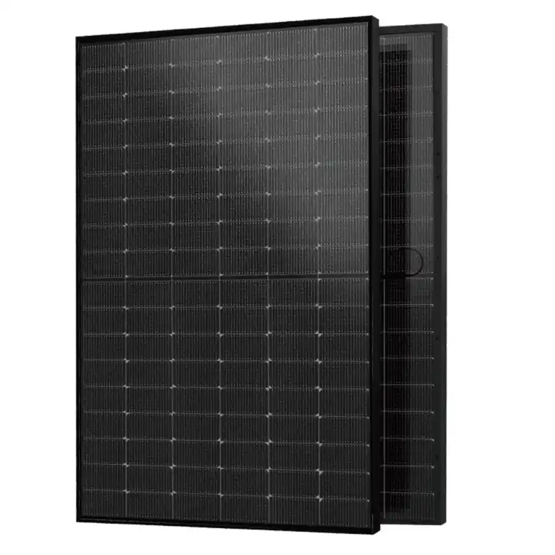 Directo De Fábrica Panel Solar Hanersun – N-TOPCon Bifacial Doble Vidrio – Negro – 500W