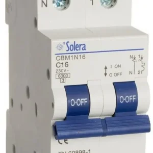 Magnetotérmico Solera 1P+N 20A C Favorito De Clientes