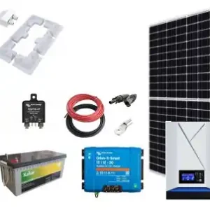 Precio De Fábrica Kit Solar Autocaravana Completo 1000W 12V 2450Whdia (AGM-Voltronic)