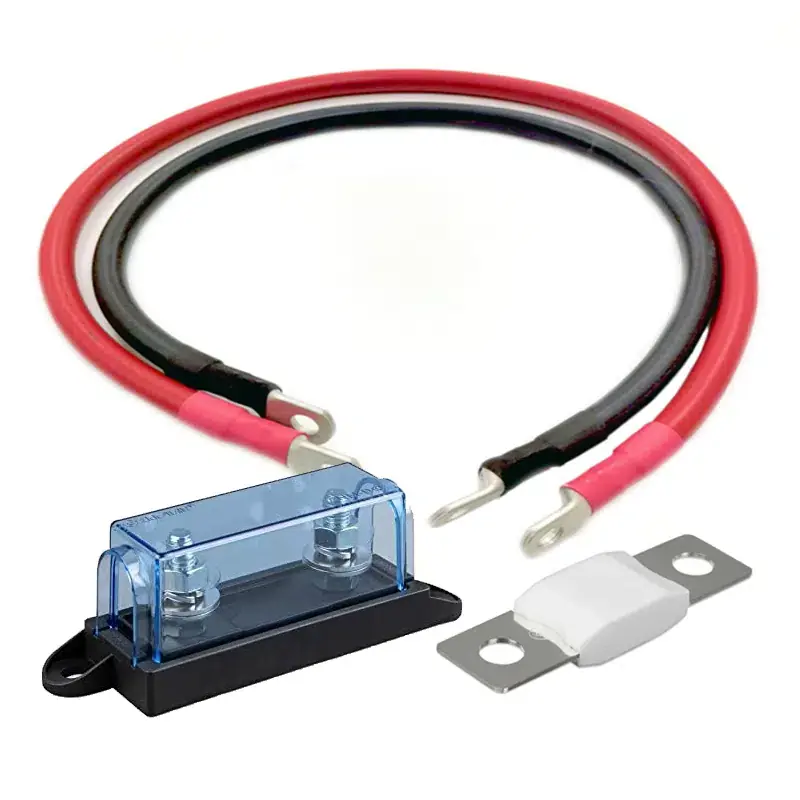 Imprescindible (Must-Have) Kit de cables batería-inversor 50mm² + Fusible MEGA 150A