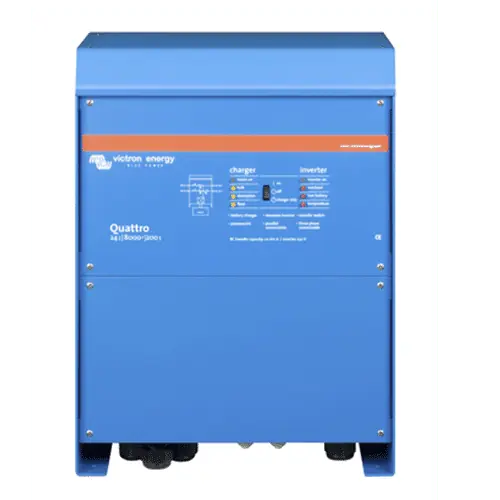 Wechselrichter-Ladegerät Victron Quattro 24/8000VA 200A 100+100A - QUA248020010 Precio Rebajado