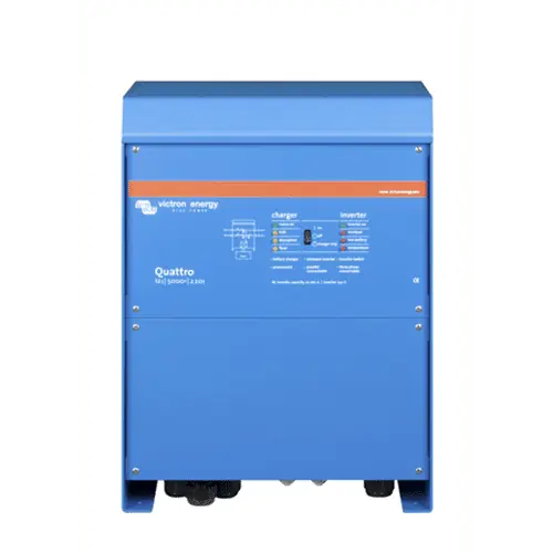Wechselrichter-Ladegerät Victron Quattro 12/5000VA 220A 100+100A - QUA125020000 Gran Oferta