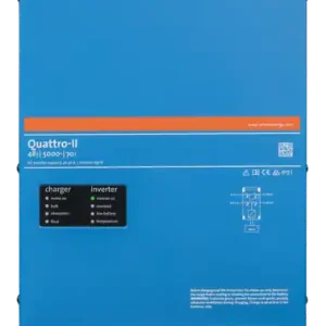 Carregador de inversor 48V Victron Quattro II 48/5000 70-50/50 - QUA482504010 Certificado