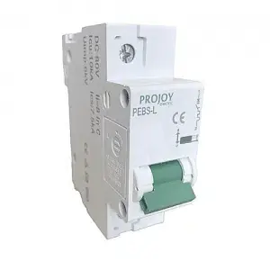 Disjoncteur 1 pôle 125A 80VDC Projoy PEBS-L-125 - 17.01PEB0410 Económico