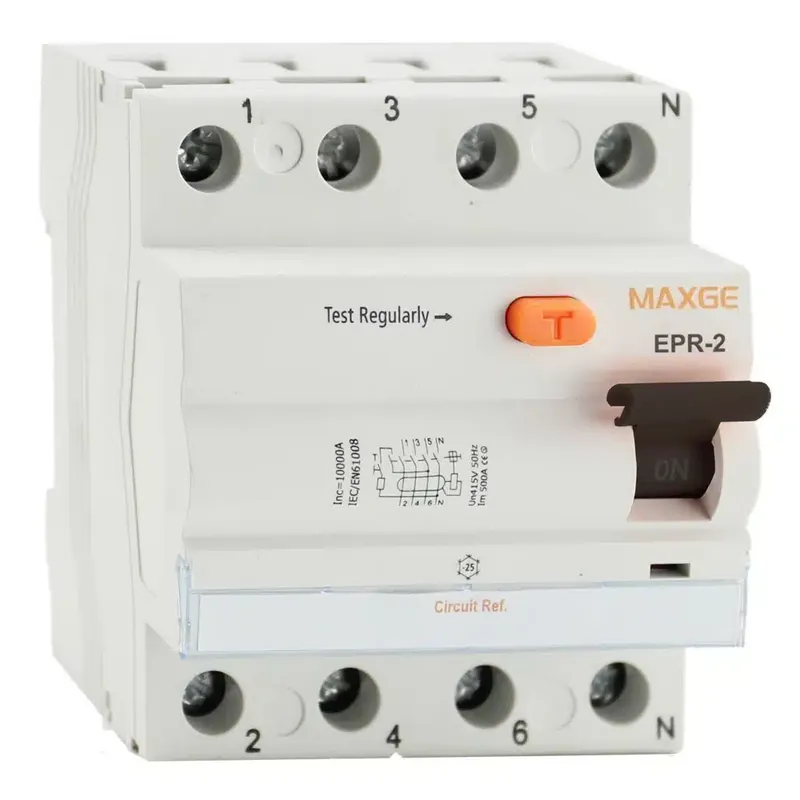 Maxge Alpha+ 4P diferencial, 40A, 300mA. Superimunizado de classe A. 10kA - EPR4A040300 Última Versión