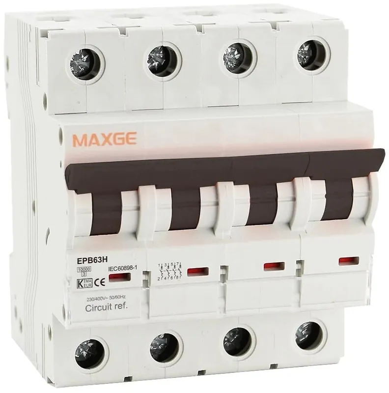 Oferta Maxge Alpha+ 4P, 32A, curva em C, 10kA - EPB63H4C32