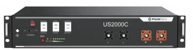 Lithium-Batterie 2.4kWh Pylontech - US2000C 48V Popular