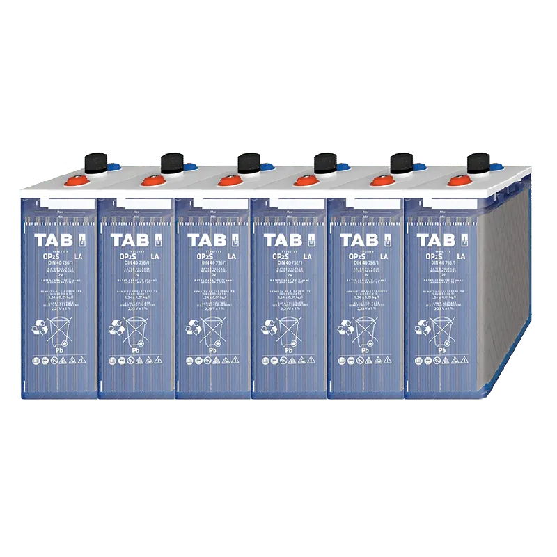 Alta Calidad Batería estacionaria TAB 12V – 6x OPzS 200 2V/200Ah