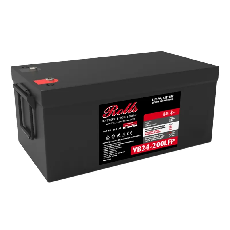 Batería de Litio 24V para placas solares Rolls 24V 200Ah VB24-200LFP Directo De Fábrica