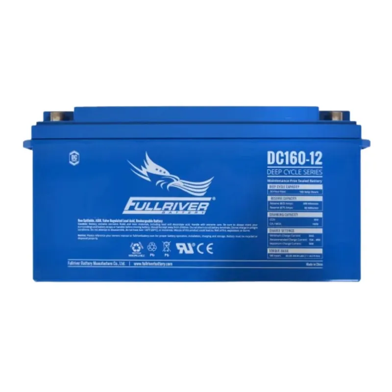 Batería Solar AGM 160Ah 12V C20 Monobloc Fullriver DC160-12 Favorito De Clientes