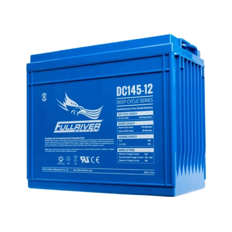 Batería Solar AGM 145Ah 12V C20 Monobloc Fullriver DC145-12 Envío Exprés