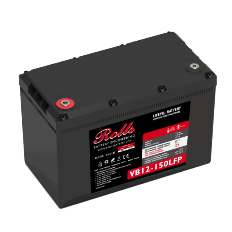 Batería de Litio 12V para placas solares Rolls 150Ah VB12-150LFP Popular