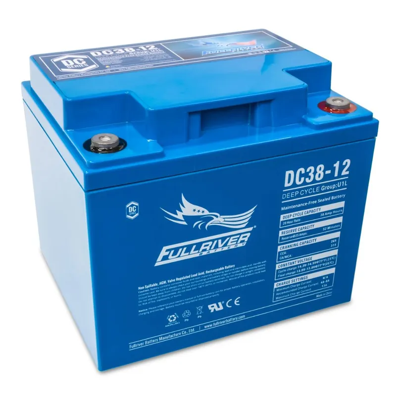 Batería 12v AGM 35Ah Solar C20 Monobloc Fullriver DC38-12 Compra Ahora