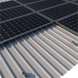 Venta Final Estructura Cubierta Metálica 2 Paneles Solares Coplanar Microrail Sunfer