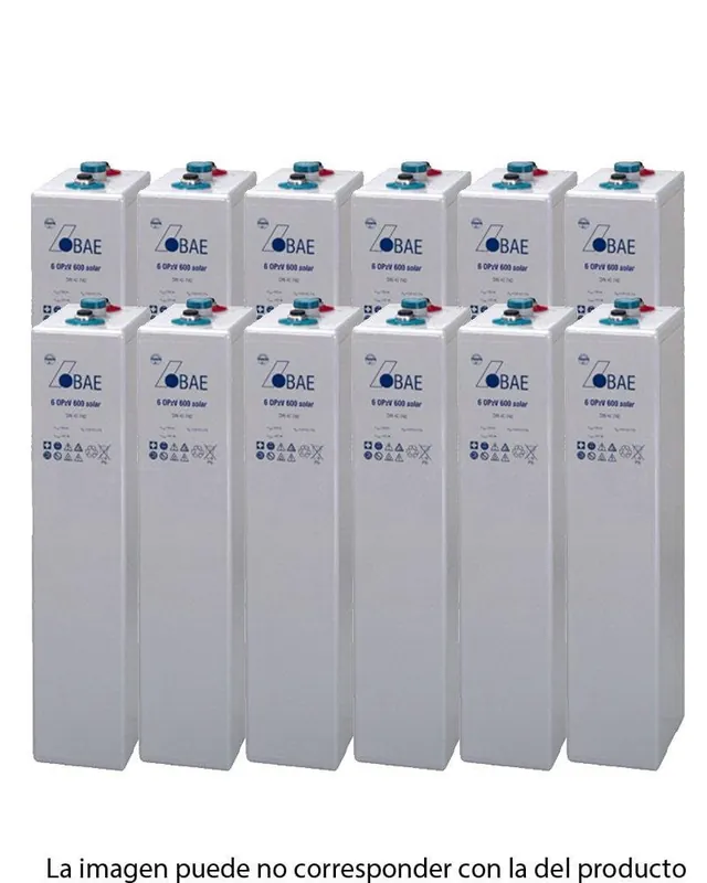 A Buen Precio Batería GEL 24V 1600Ah BAE 10 PVV 1500