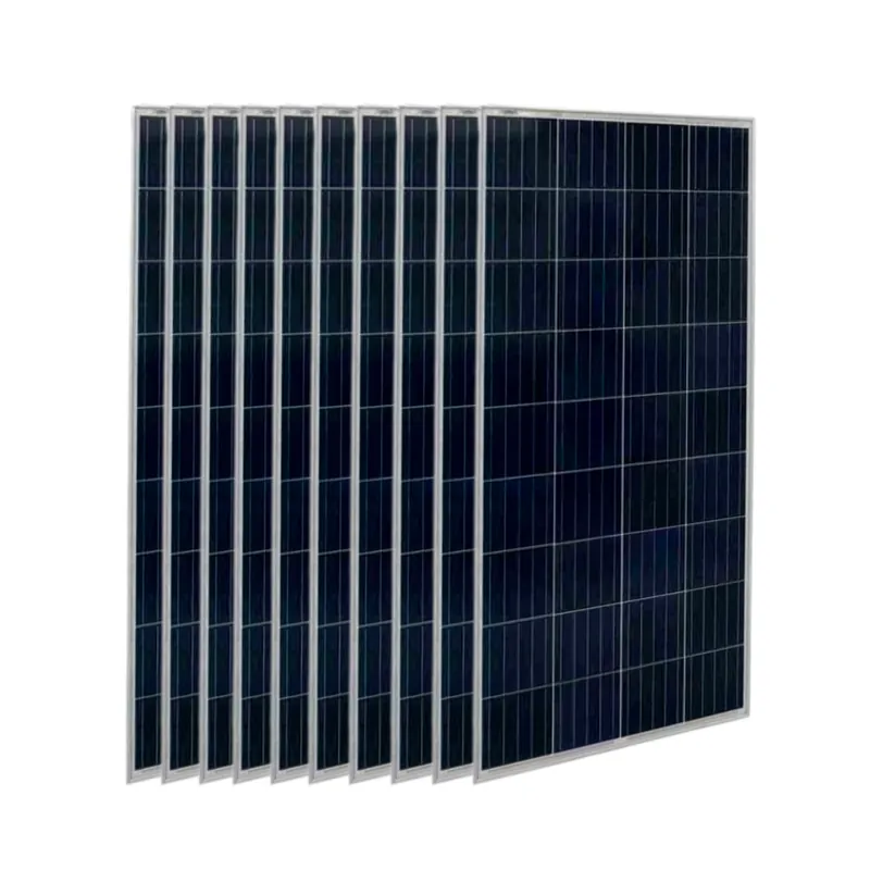 Alta Calidad Pack 10 unidades de Placas Solares 160W 12V Policristalino