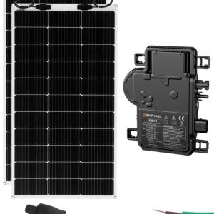 Alta Calidad Kit Paneles Solares Balcón 400W con microinversor 380W