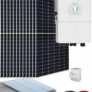 Alta Calidad Kit para Poner Placas Solares en Casa con Inversor Deye Trifásico 10000W