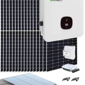 Alta Calidad Kit Autoconsumo Trifásico 8000W 16500kWhaño Growatt