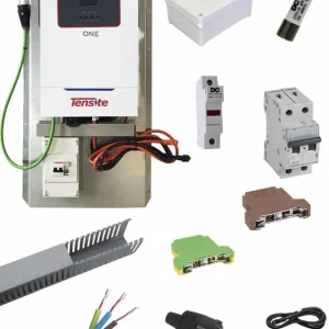 Venta Final Inversor Cargador Tensite One 5500W 48V Litio Suntaic premontado con protecciones