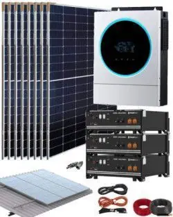 Popular KIT SOLAR AISLADA 6KW VOLTRONIC ⚡ LITIO 5120W ? 25KW DIA ?