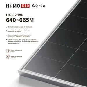 ¡Oferta! Panel Solar longi 645W 144 cel HIMO X10 (LR7-72HVD) Solo Por Tiempo Limitado