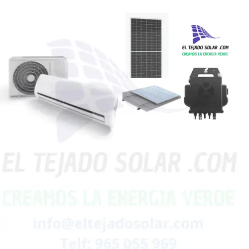 Aire Acondicionado R-32 NOVA 2638W + kit solar 2000w Precio Bajo