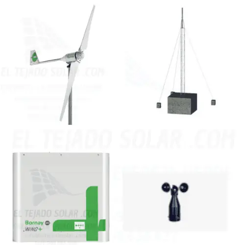 Favorito De Clientes ¡Oferta! KIT EOLICO WIND 5KW RIEGO BOMBEO AGUA