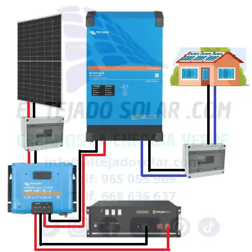 ¡Oferta! Inversor Victron premontado 24v 48v 3kw 5kw 8kw 10 kw 15kw Oferta Especial