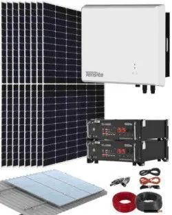 Popular KIT SOLAR AUTOCONSUMO TENSITE 4000W 7300KW AÑO CON 2 BATERÍA