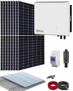 Compra Hoy KIT SOLAR AUTOCONSUMO TENSITE 4000W 22000W DÍA 550w