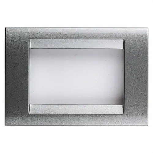 Placa de 6 módulos titanio Playbus Precio De Oferta