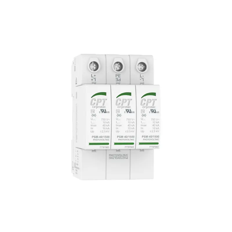 Promoción Exclusiva Protector de sobretensiones transitorias PSM3-40/1000 PV 3 módulos desenchufable