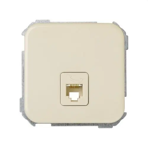 Toma telefónica con 6 contactos RJ12 marfil Simon 31 Mejor Precio