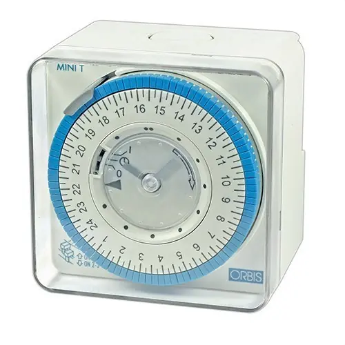 Favorito De Clientes Interruptor horario analógico trascuadro Orbis MINI T