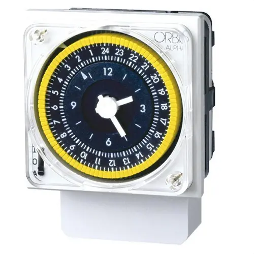 Interruptor horario analógico modular Orbis ALPHA D Económico