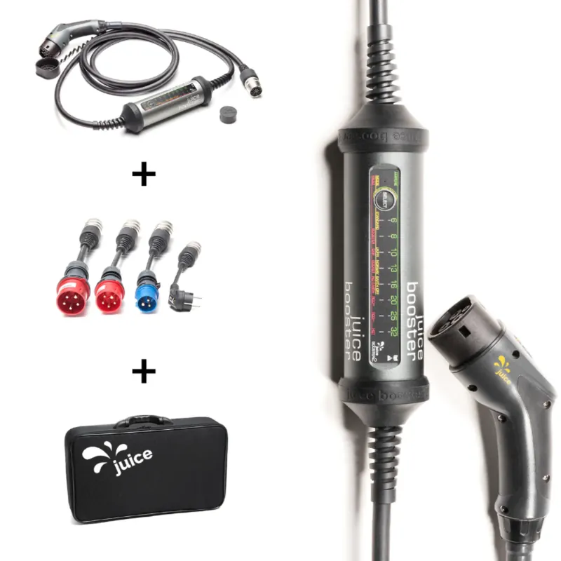 Cargador portátil coche eléctrico Juice Booster 2 Traveller Set Precio Económico