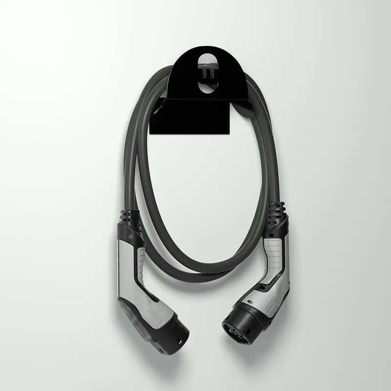 Súper Precio Soporte de pared para manguera coche eléctrico negro