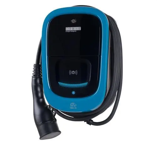 Cargador coche eléctrico monofásico VIARIS UNI+ 7,4KW con manguera de 5 metros + Ethernet A Buen Precio