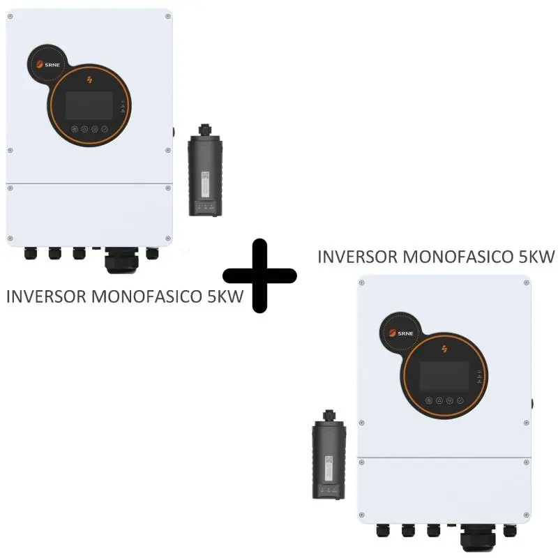 Ocasión Especial Kit Inversor Híbrido Monofásico En Paralelo 10Kw