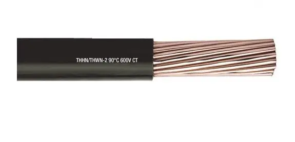 Cable 4 AWG calibre THHN Cu 90°C Precio De Fábrica