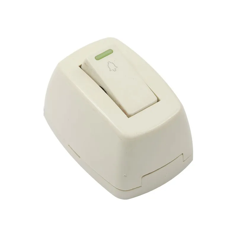 BOTON P/TIMBRE SUPERFICIAL 10 AMP 125V CREMA 10152 Última Versión