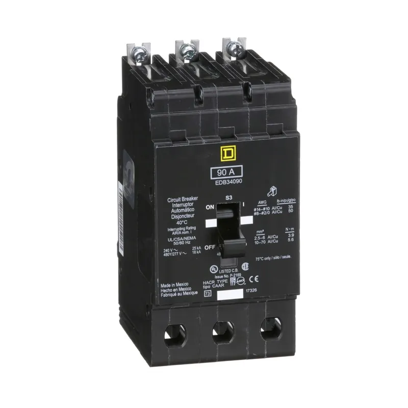 BREAKER 90/3 18KA 480/277 EDB34090 Stock Limitado