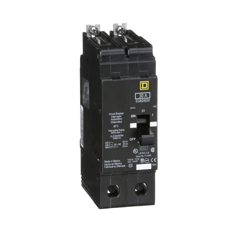 BREAKER EGB 30A 2P 35KA@480Y/277V 65KA@240V EGB24030 Precio Bajo