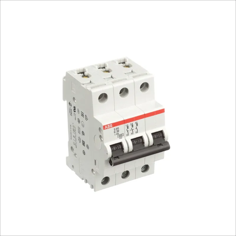 Imprescindible (Must-Have) MINIBREAKER ABB (S203-C32) 480V C 6KA 3P 32A AC/DC