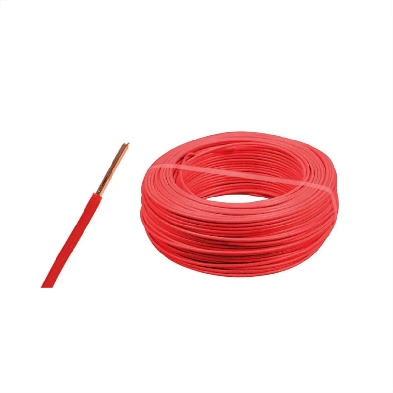 ROLLO ALAMBRE 152.4M #14 ROJO Alta Calidad